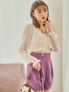 「アイテム（ピアス（両耳用））」を使った、GRLグレイル_OFFICIALさん（レディース・157cm）の夏コーディネート