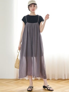 GRLグレイル_OFFICIALさん（レディース・161cm）の夏コーディネート