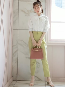 「GRL（グレイル）のアイテム（ピアス（両耳用））」を使った、GRLグレイル_OFFICIALさん（レディース・161cm）の夏コーディネート