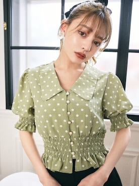 「GRL（グレイル）のアイテム（アクセサリー）」を使った、GRLグレイル_OFFICIALさん（レディース・158cm）の夏コーディネート