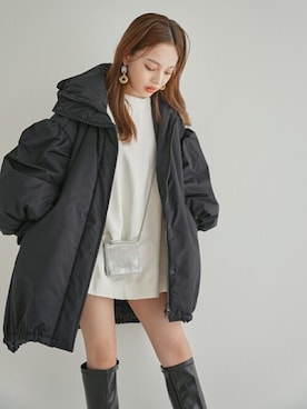 「GRL（グレイル）のアイテム（スウェット）」を使った、GRLグレイル_OFFICIALさん（レディース・158cm）の秋コーディネート