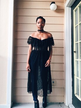 「model」｜Shelby Wilburnさん（レディース・175cm）の秋コーディネート