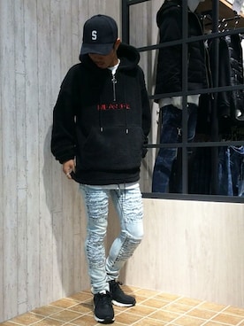 「VENCEEXCHANGE（ヴァンスエクスチェンジ）のアイテム」を使った、ryoumaさん（メンズ・170cm）の秋コーディネート