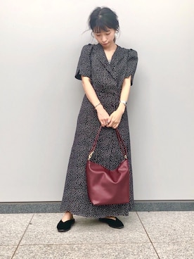 「アイテム（スリッポン）」を使った、nabeshimaさん（レディース・150cm）の秋コーディネート