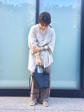 「アイテム（リング）」を使った、nabeshimaさん（レディース・150cm）の春コーディネート