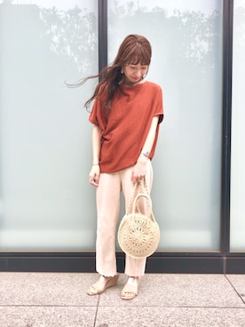 「アイテム（リング）」を使った、nabeshimaさん（レディース・150cm）の春コーディネート