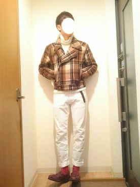 けんさん（メンズ・180cm）の冬コーディネート