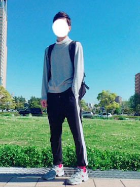 けんさん（メンズ・180cm）の春コーディネート