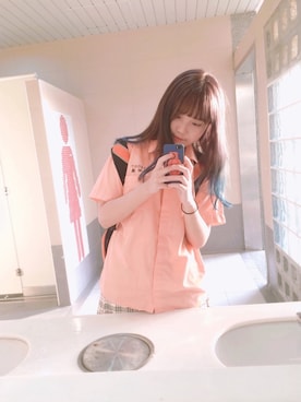 「制服」｜「アイテム（PC・スマホグッズ/家電）」を使った、木精さん（レディース・161cm）の冬コーディネート