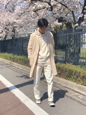 「RAGEBLUE（レイジブルー）のアイテム（その他アウター）」を使った、marさん（メンズ・180cm）の春コーディネート