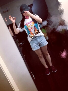 「Etam（エタム）のアイテム」を使った、水蜜桃🍑さん（レディース・158cm）の夏コーディネート