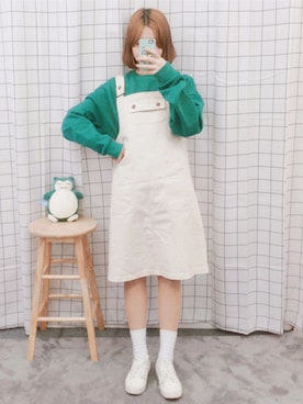 「OLDMICKEY （オールドミッキー）のアイテム（ワンピース/ドレス）」を使った、oldmickey_jpさん（レディース・162cm）の春コーディネート