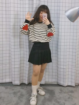 「OLDMICKEY （オールドミッキー）のアイテム」を使った、oldmickey_jpさん（レディース・154cm）の春コーディネート