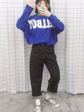 「OLDMICKEY （オールドミッキー）のアイテム」を使った、oldmickey_jpさん（レディース・162cm）の春コーディネート