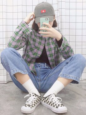 「OLDMICKEY （オールドミッキー）のアイテム」を使った、oldmickey_jpさん（レディース・160cm）の春コーディネート