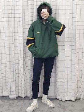 「OLDMICKEY （オールドミッキー）のアイテム」を使った、oldmickey_jpさん（レディース・162cm）の春コーディネート