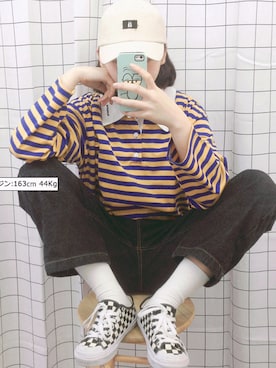 「OLDMICKEY （オールドミッキー）のアイテム」を使った、oldmickey_jpさん（レディース・163cm）の春コーディネート