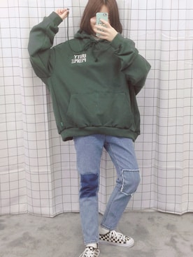 「OLDMICKEY （オールドミッキー）のアイテム」を使った、oldmickey_jpさん（レディース・162cm）の春コーディネート
