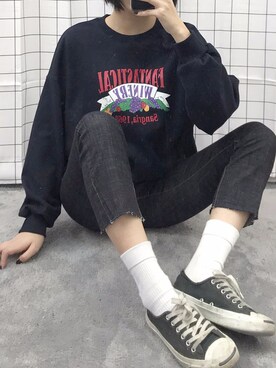 「OLDMICKEY （オールドミッキー）のアイテム」を使った、oldmickey_jpさん（レディース・162cm）の春コーディネート