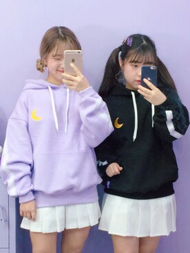 「OLDMICKEY （オールドミッキー）のアイテム（スカート）」を使った、oldmickey_jpさん（レディース・162cm）の春コーディネート