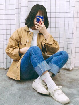 「OLDMICKEY （オールドミッキー）のアイテム」を使った、oldmickey_jpさん（レディース・162cm）の春コーディネート