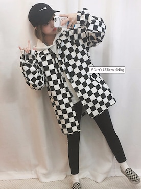 「OLDMICKEY （オールドミッキー）のアイテム（その他アウター）」を使った、oldmickey_jpさん（レディース・156cm）の春コーディネート
