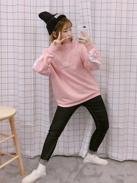 「OLDMICKEY （オールドミッキー）のアイテム」を使った、oldmickey_jpさん（レディース・156cm）の春コーディネート
