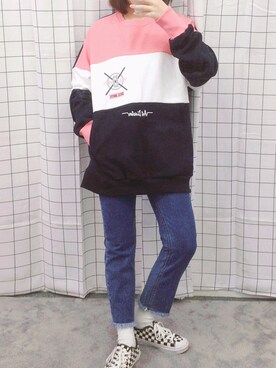 「OLDMICKEY （オールドミッキー）のアイテム」を使った、oldmickey_jpさん（レディース・162cm）の春コーディネート