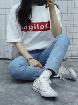 「OLDMICKEY （オールドミッキー）のアイテム」を使った、oldmickey_jpさん（レディース・163cm）の春コーディネート