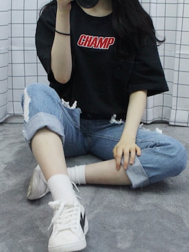 「OLDMICKEY （オールドミッキー）のアイテム」を使った、oldmickey_jpさん（レディース・162cm）の春コーディネート