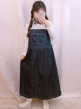 「OLDMICKEY （オールドミッキー）のアイテム（ワンピース/ドレス）」を使った、oldmickey_jpさん（レディース・150cm）の春コーディネート
