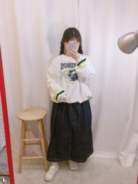 「OLDMICKEY （オールドミッキー）のアイテム」を使った、oldmickey_jpさん（レディース・150cm）の春コーディネート