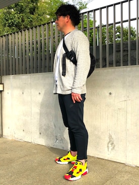 「Ray-Ban（レイバン）のRay-Ban / Wayfarer CLR（メガネ）」を使った、Nori.Mさん（メンズ・168cm）の春コーディネート