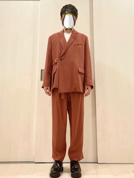 「クルニ」｜「アイテム（ジャケット/アウター）」を使った、Pensukeさん（メンズ・165cm）の秋コーディネート