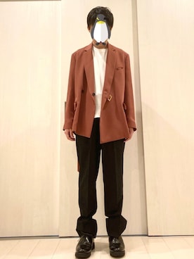 「クルニ」｜「アイテム（ジャケット/アウター）」を使った、Pensukeさん（メンズ・165cm）の秋コーディネート