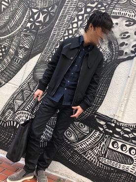 「Lucien Pellat-Finet（ルシアンペラフィネ）のアイテム（トップス）」を使った、hirooさん（メンズ・175cm）の春コーディネート