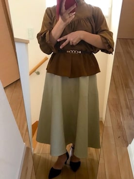 「ラブアンドピース2020」｜「アイテム（パンプス）」を使った、haruvaruさん（レディース・145cm）の秋コーディネート