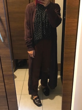 「アイテム（スラックス）」を使った、haruvaruさん（レディース・145cm）の秋コーディネート