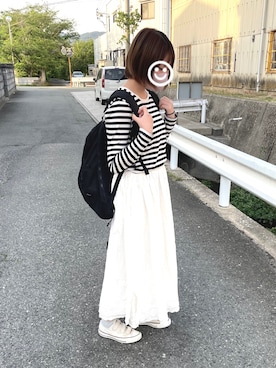 「school」｜ayari ☺︎さん（レディース・162cm）の春コーディネート