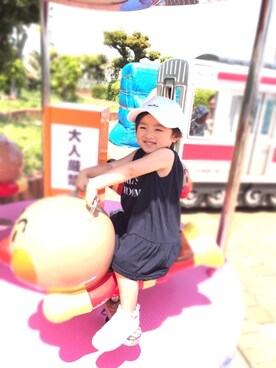 RINA◡̈⃝❁﻿さん（キッズ・90cm）の春コーディネート