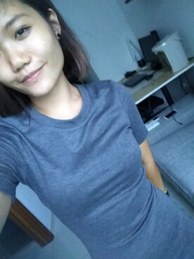 「アイテム（ドレス、グレー系）」を使った、Chanel Simさん（レディース・165cm）の冬コーディネート