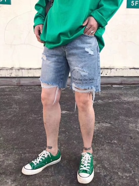 「xg（エックスジー）のアイテム（パンツ）」を使った、V：15925649452さん（メンズ・174cm）の春コーディネート