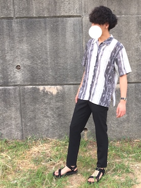 「Marc by Marc Jacobs（マークバイマークジェイコブス）のアイテム（腕時計）」を使った、 Yuuya.さん（メンズ・181cm・10代）の夏コーディネート