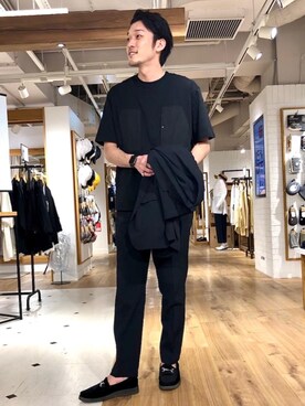 「coen」｜まいけるさん（メンズ・181cm）の春コーディネート