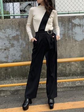 Avvenente staffさん（レディース・166cm）の冬コーディネート