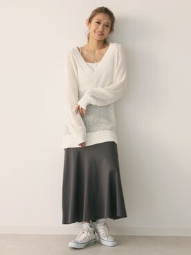 Avvenente staffさん（レディース・166cm）の春コーディネート