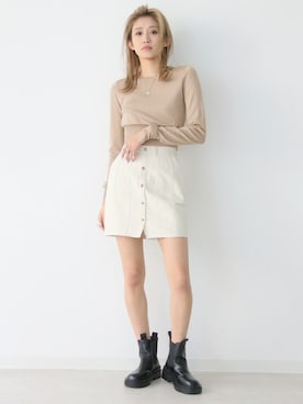 Avvenente staffさん(レディース・166cm)の春コーディネート