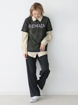 Avvenente staffさん（レディース・166cm）の春コーディネート