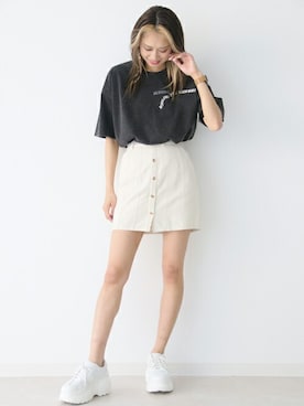 「＃キュロットスカート」｜Avvenente staffさん（レディース・166cm）の春コーディネート