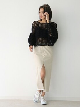 Avvenente staffさん（レディース・166cm）の春コーディネート